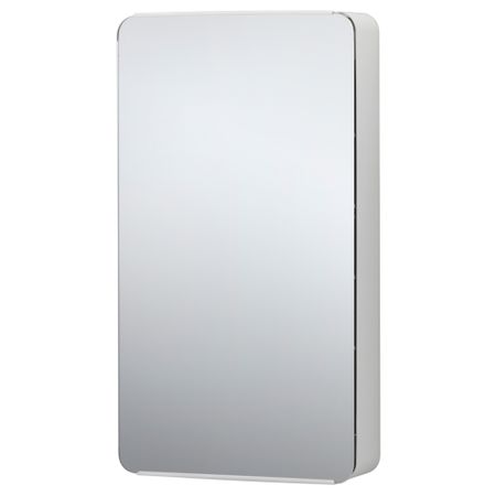 Шкафчик зеркальный БРИККАН, белый (40x73 см)