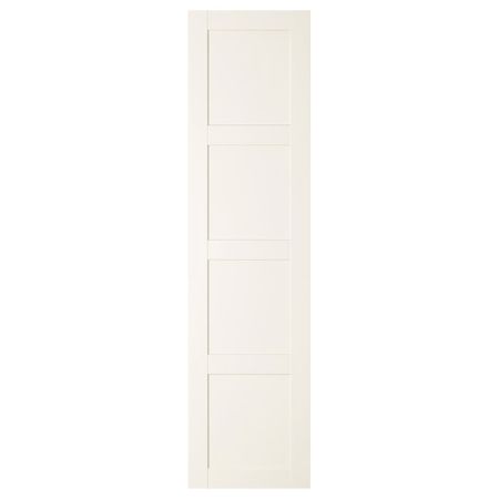 BERGSBO Дверь - белый 50x195 см