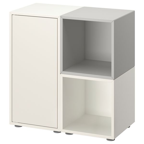 Комбинация шкафов с ножками, 70x35x72 см, белый, серый IKEA EKET ЭКЕТ 894.944.75 - фото 2
