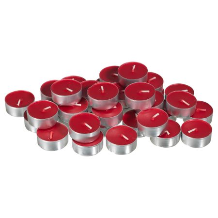 Свеча греющая ароматическая ВИНТЕР 2016, красный Зимние ягоды, красный