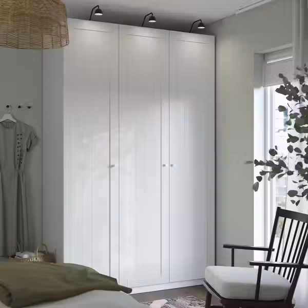 PAX / GULLABERG Гардероб, комбинация - белый/белый 150x60x236 см - фото 2