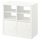 KALLAX Стеллаж - с 2 дверями/с 2 вставками-полками белый 77x77 см