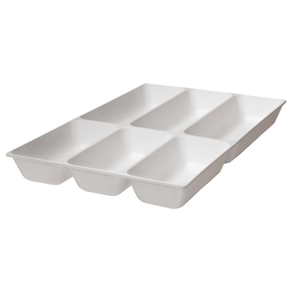 Лоток для столовых приборов, белый 32x50 см IKEA VARIERA ВАРЬЕРА 203.676.39 - фото 1
