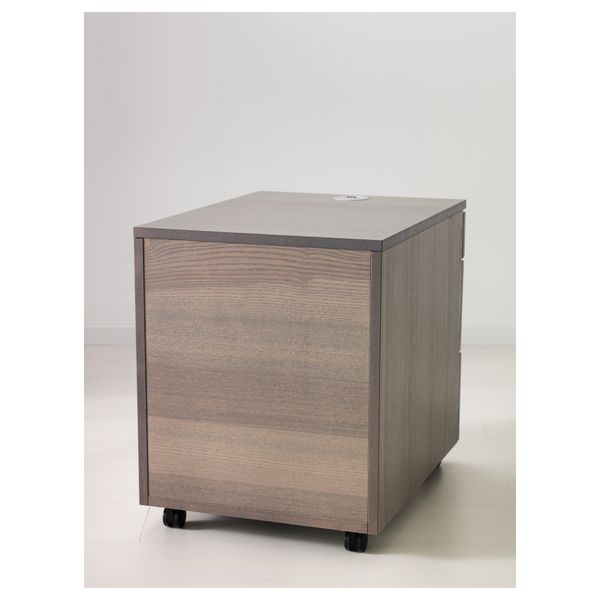 Тумба с ящиками на колесах ГАЛАНТ, серый (45x55 см) - фото 2