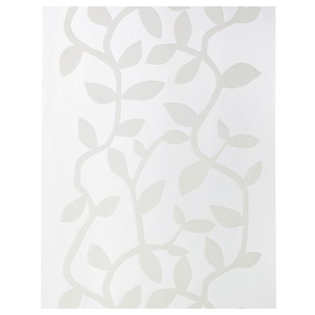 Узкая гардина ОДЕРБЛАД, белый, белый (60x300 см)