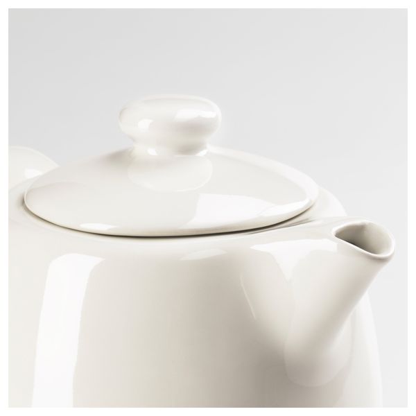 Чайник заварочный, 1.2 л, белый с оттенком IKEA VARDVARDAGEN ВАРДАГЕН ВАРДАГЕН 402.893.44 - фото 3