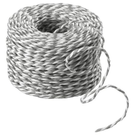 Тесьма ВИНТЕР 2017, серый, белый (40 м)