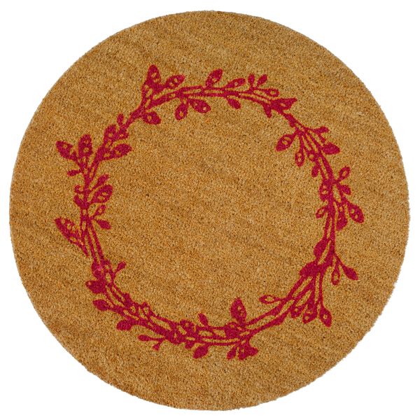 Придверный коврик ВИНТЕР 2016, неокрашенный, красный (80 см) - фото 1