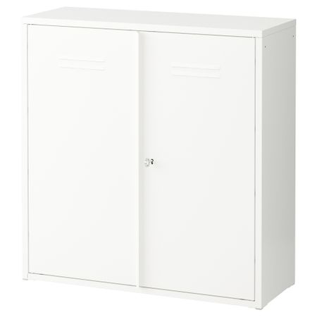 Шкаф с дверями, белый, 80x83 см IKEA IVAR ИВАР 303.815.93