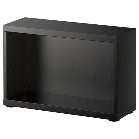 BESTÅ Каркас - черно-коричневый 60x20x38 см