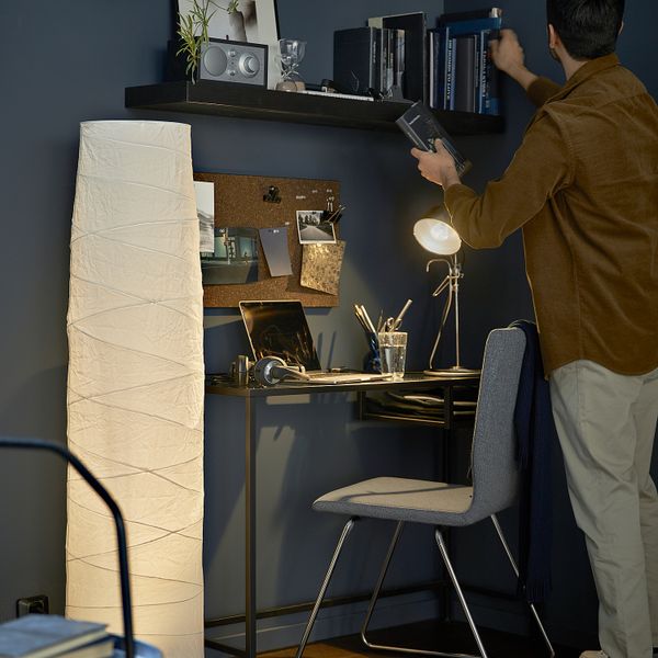 Стол для ноутбука, черно-коричневый, стекло, 100x36 см IKEA VITTSJÖ ВИТШЁ 802.213.52 - фото 5