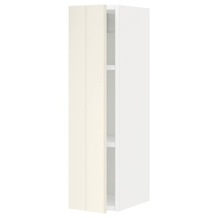 Шкаф навесной с полкой, белый/Хитарп белый с оттенком 20x80 см IKEA METOD МЕТОД 192.264.62