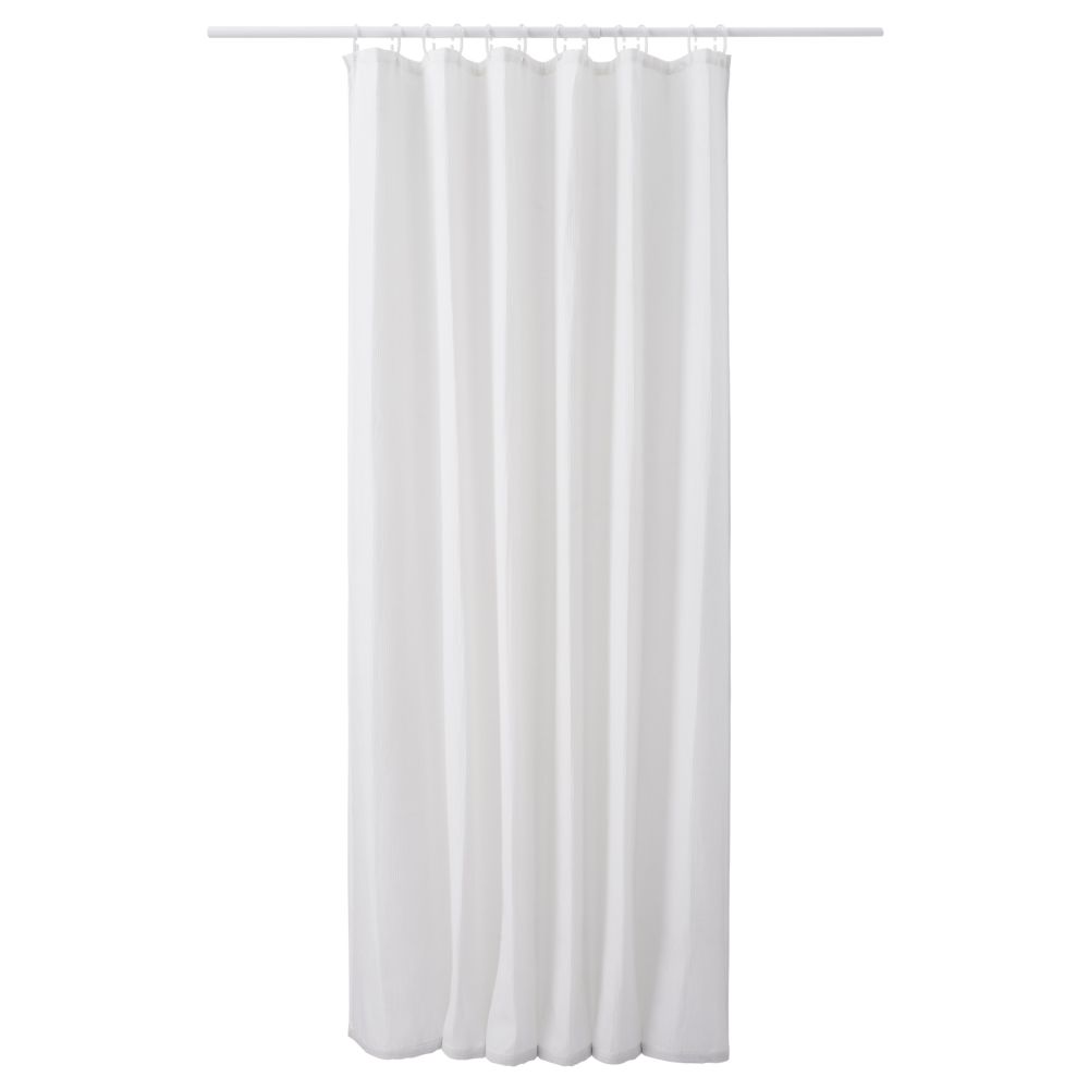 Штора для ванной СЭВСШЁН, белый (180x200 см) - схема-чертеж с размерами