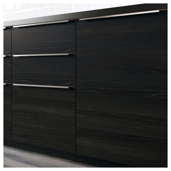 Фронтальная панель ящика ТИНГСРИД, под дерево черный - фото 2