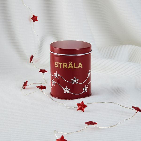 Гирлянда, 40 светодиодов, с батарейным питанием мини, звезда красный IKEA СТРОЛА 304.441.71 - схема-чертеж с размерами