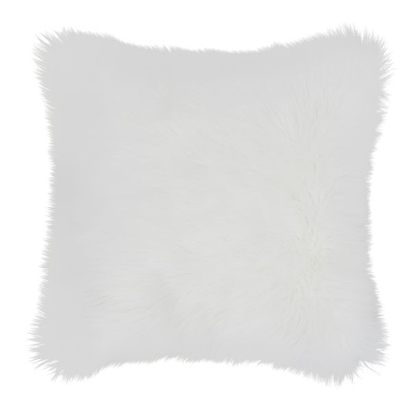 Чехол на подушку, белый/искусственный мех 50x50 см IKEA GULLVIVA ГУЛЬВИВА 005.195.54 - схема-чертеж с размерами