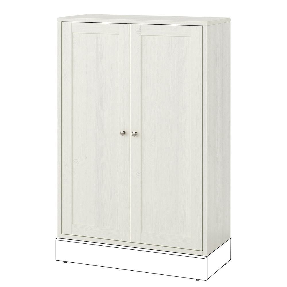 Шкаф, белый 81x35x123 см IKEA HAVSTA ХАВСТА 203.891.94 - фото 1