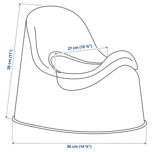 IKEA, дополнительный ракурс - схема-чертеж с размерами