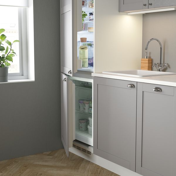 Кухня, белый, серый каркас, 266.5x63.5x222.5 см IKEA BEGIVENHET БЕГИВЕНХЕТ 494.374.01 - схема-чертеж с размерами