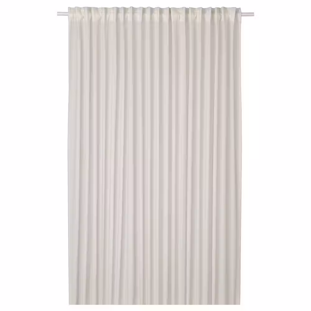 ÄNGSFRYLE ЭНГСФРЮЛЕ Гардина, 1 шт. - белый/с лентой 300x300 см - фото 1