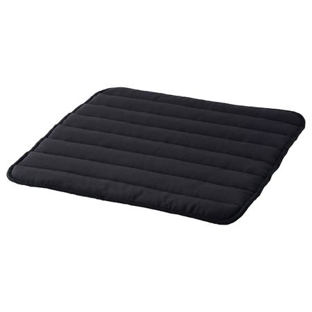 Подушка на стул, черный 37x37x1.8 см IKEA HERDIS ГЕРДИС 304.165.97
