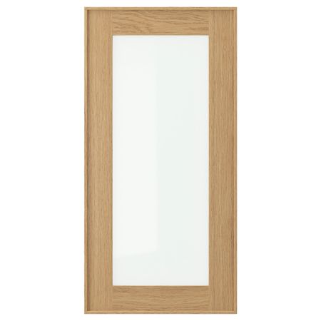 Стеклянная дверь, дуб 30x60 см IKEA EKESTAD ЭКЕСТАД 303.671.15