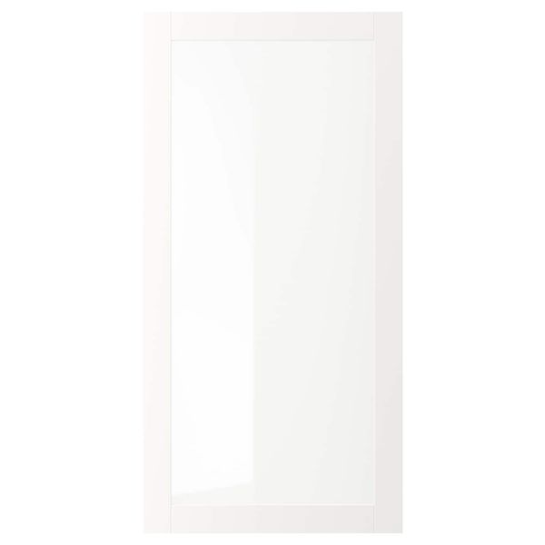Стеклянная дверь, белый 60x120 см IKEA VÄRD ВЭРД 503.837.89 - схема-чертеж с размерами