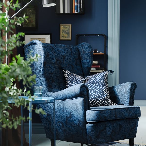 Стол сервировочный, глянцевый темно-синий 45x53 см IKEA GLADOM ГЛАДОМ 805.072.55 - фото 7