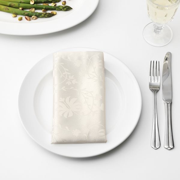 Салфетка, светло-бежевый 45x45 см IKEA ELFRIDA ЭЛЬФРИДА 804.261.03 - фото 3