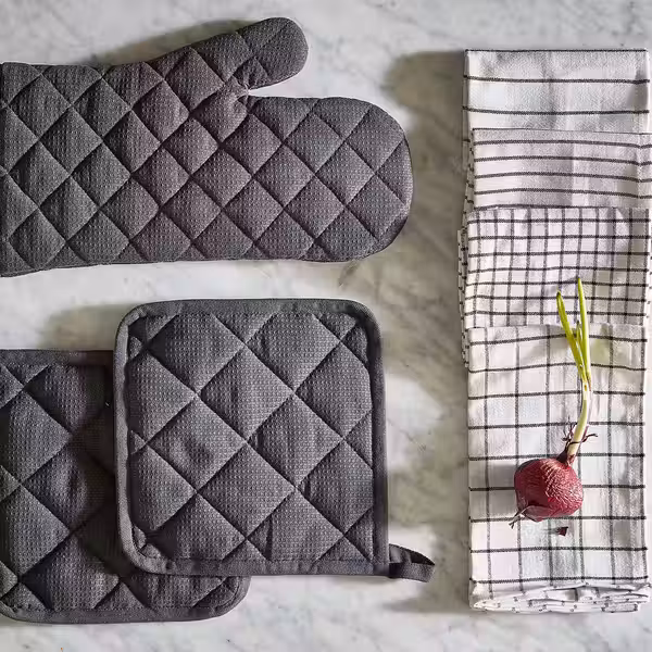 RINNIG Прихватка - серый 21x21 см - фото 5