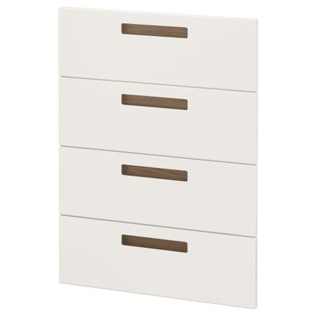 4 фронтальных панели для посудомоечной машины МЕТОД, Мэрста белый (60 см)