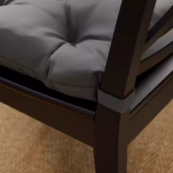 MALINDA Подушка на стул - серый 40/35x38x7 см - фото 4