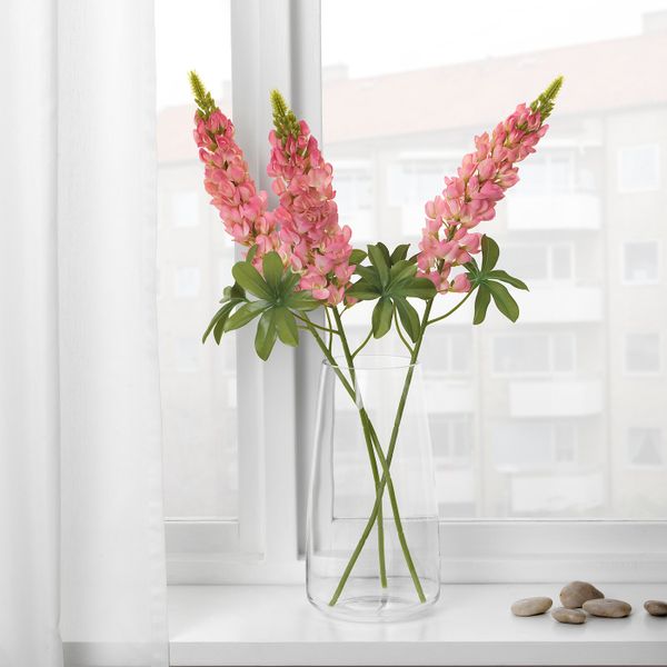 Цветок искусственный, Люпин/темно-розовый 74 см IKEA SMYCKA СМИККА 604.097.60 - фото 3