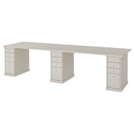 Стол, светло-серый 300x75 см IKEA KLIMPEN КЛИМПЕН 692.141.50