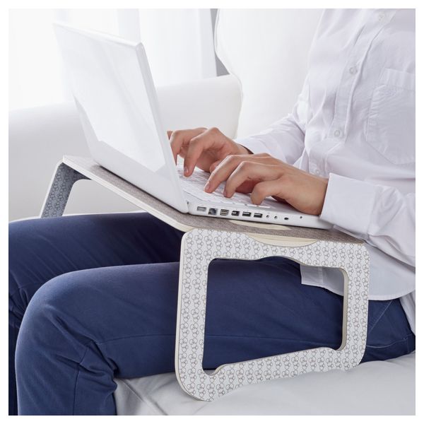 Подставка для ноутбука БРЭДА, белый, бежевый (42x30 см) - фото 2