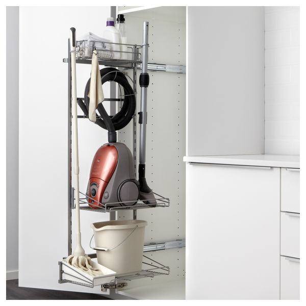 Модуль для хранения аксессуаров для уборки УТРУСТА (140 см) - схема-чертеж с размерами