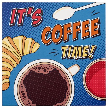 Картина, It’s coffee time 30x30 см IKEA ФРИДЕНЭ 004.487.26