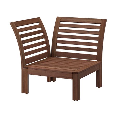Садовая угловая секция, коричневая морилка IKEA ÄPPLARÖ ЭПЛАРО 403.763.36
