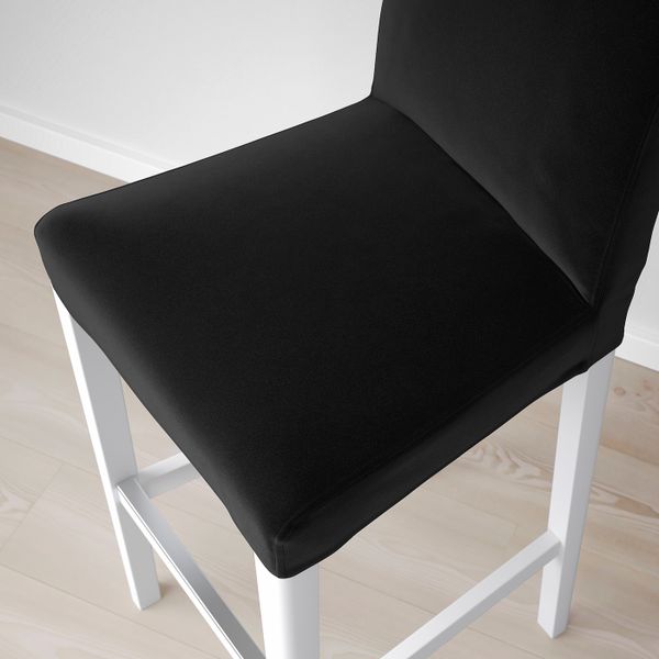 Стул барный, белый/Дьюпарп темно-серый 75 см IKEA BERGMUND БЕРГМУНД 493.997.72 - фото 7