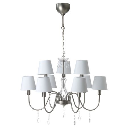 Канделябр 9-рожковый ТОРРДИС, серебристый