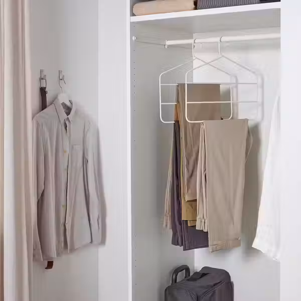 GÅRDSMÄSTARE ГОРДСМЭСТАРЕ Вешалка для юбок/брюк - белый - схема-чертеж с размерами