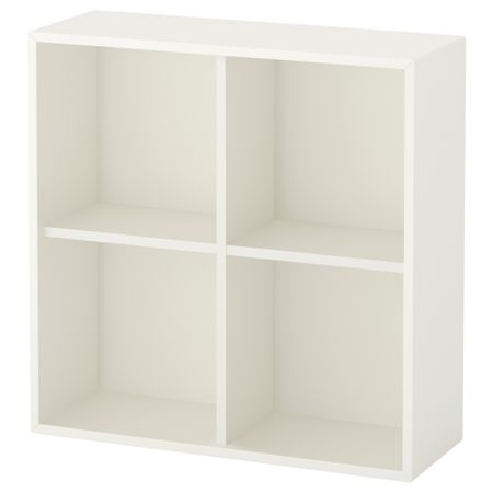 Шкаф с 4 отделениями ЭКЕТ, белый (70x25x70 см)