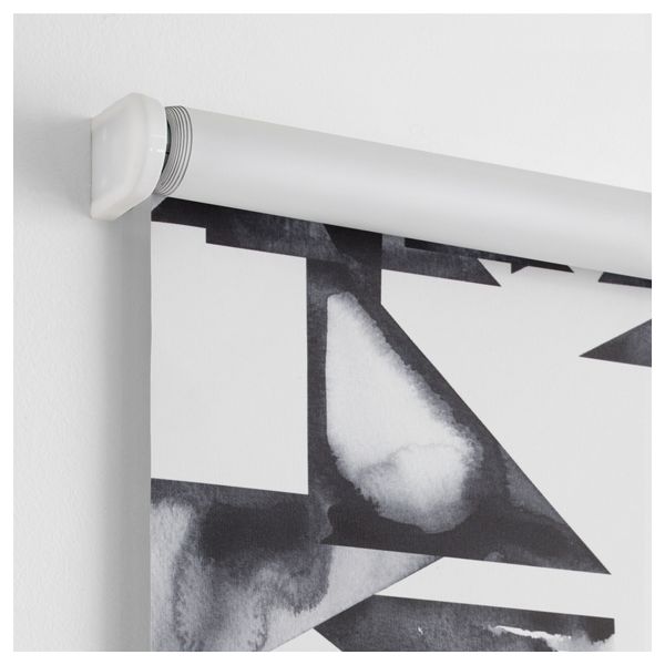 Рулонная штора, блокирующая свет ИКЕА ПС 2017, серый (100x195 см) - фото 3