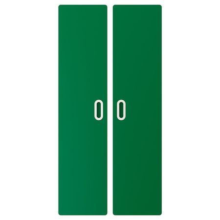 Дверь, зеленый 60x128 см 2 шт IKEA FRITIDS ФРИТИДС 803.867.48