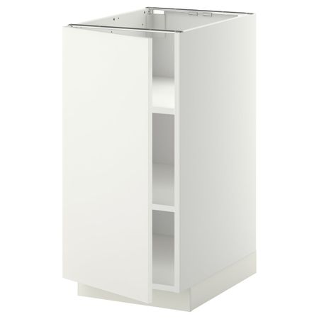 Напольный шкаф с полками, белый/Хэггеби белый 40x60 см IKEA METOD МЕТОД 192.262.83