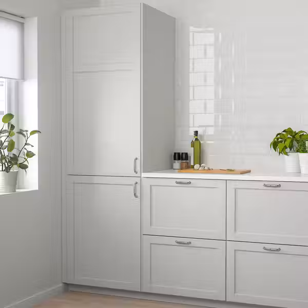 LERHYTTAN Дверь - светло-серый 20x80 см - фото 4