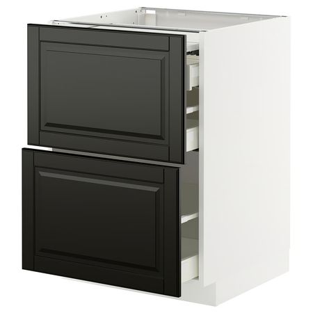 METOD / MAXIMERA Напольный шкаф с выдвиж панелью/3ящ