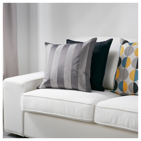 Чехол на подушку ХЕНРИКА, серый (50x50 см) - схема-чертеж с размерами