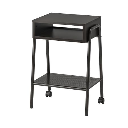Тумба прикроватная, черный, 45x35 см IKEA SETSKOG СЕТСКОГ 703.380.41