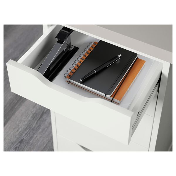 Стол ЛИННМОН / АЛЕКС, серый, белый (150x75 см) - схема-чертеж с размерами